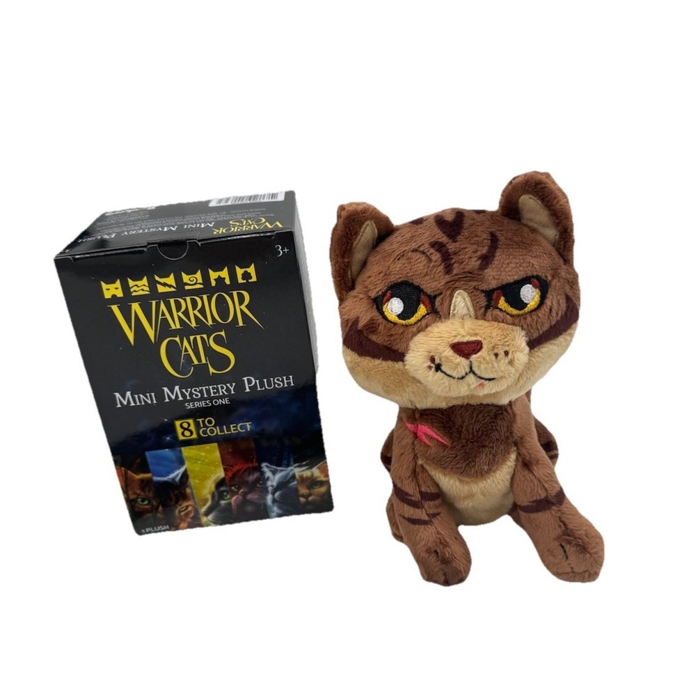 WARRIOR CATS 6" MINI PLUSH SERIES 1 BRAMBLECLAW THUNDERCLAN MEMBER RARE